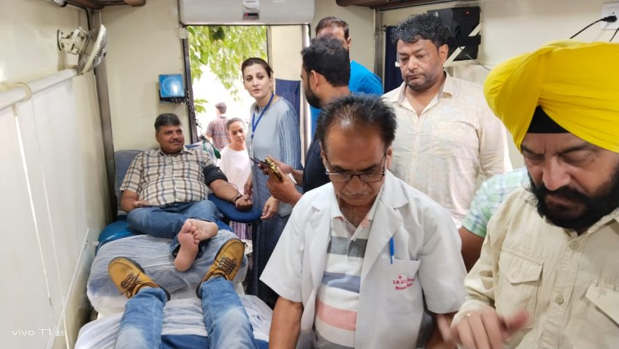 Health and Blood Donation Camp